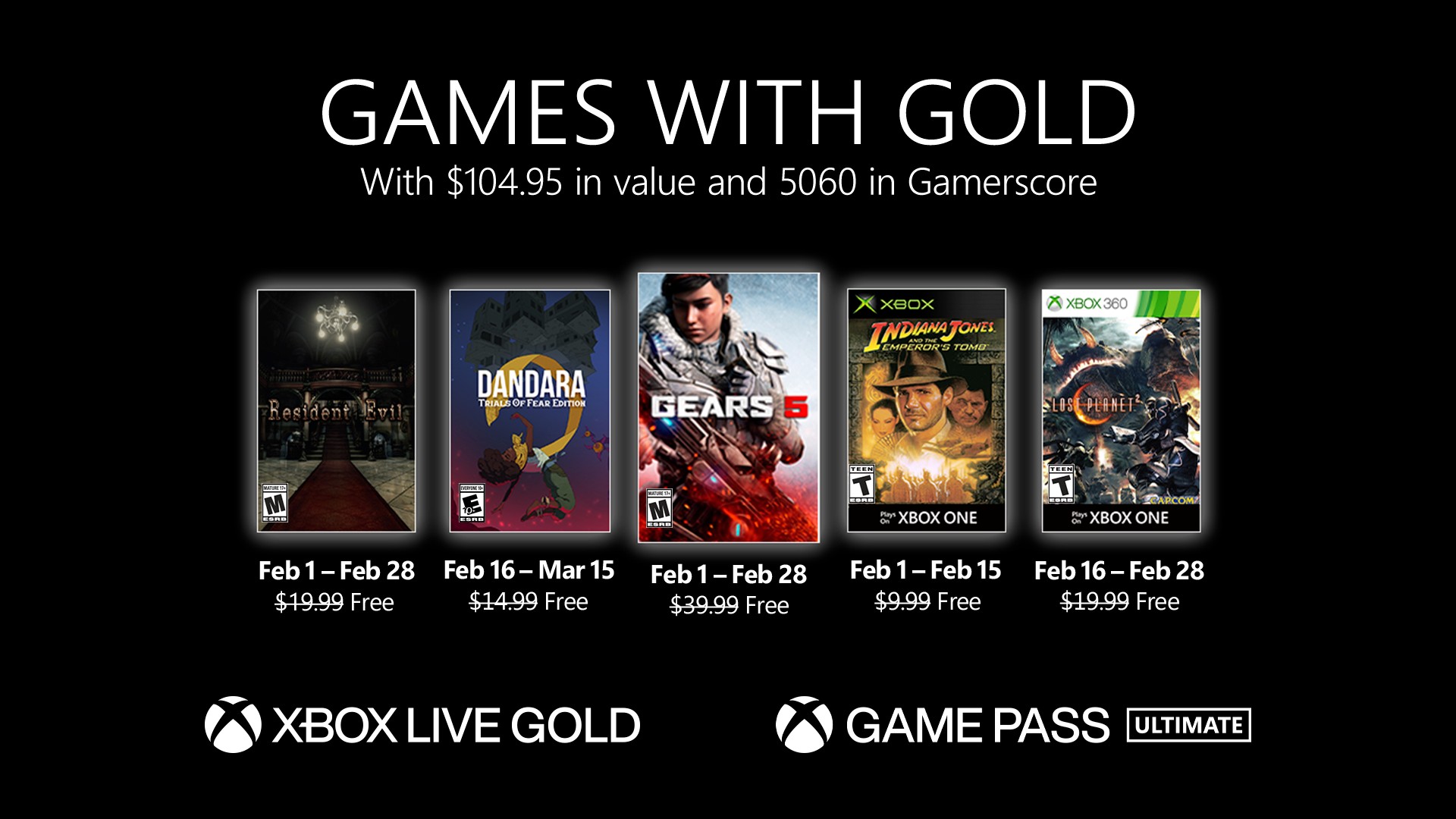 xbox games with gold games