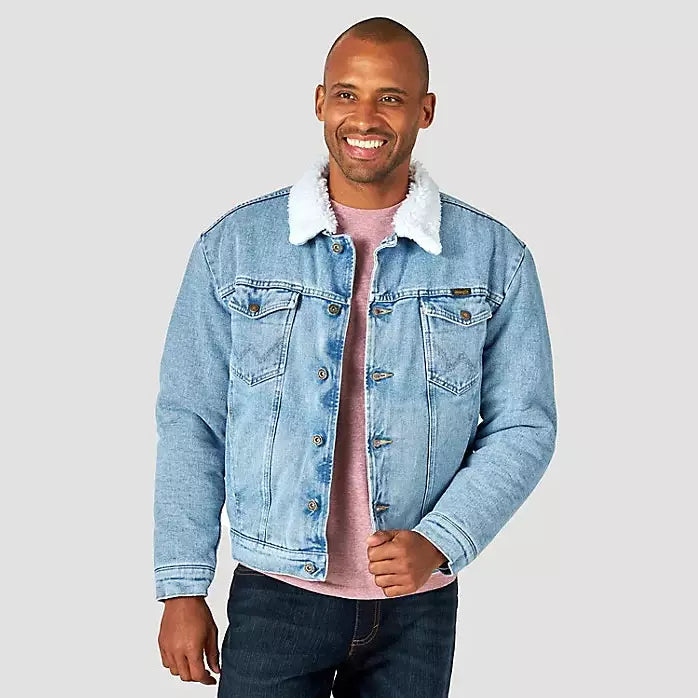 jean jacket with sherpa lining men