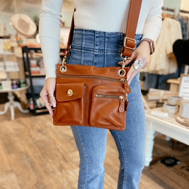 roots leather bags