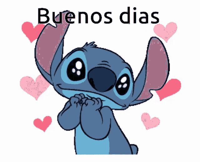 buenos dias con stitch