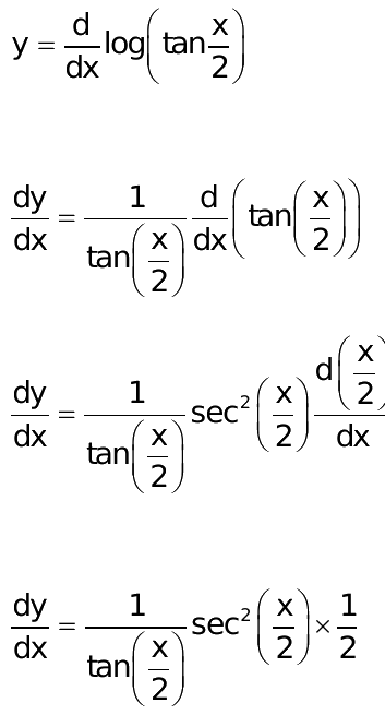 tan 2x differentiation