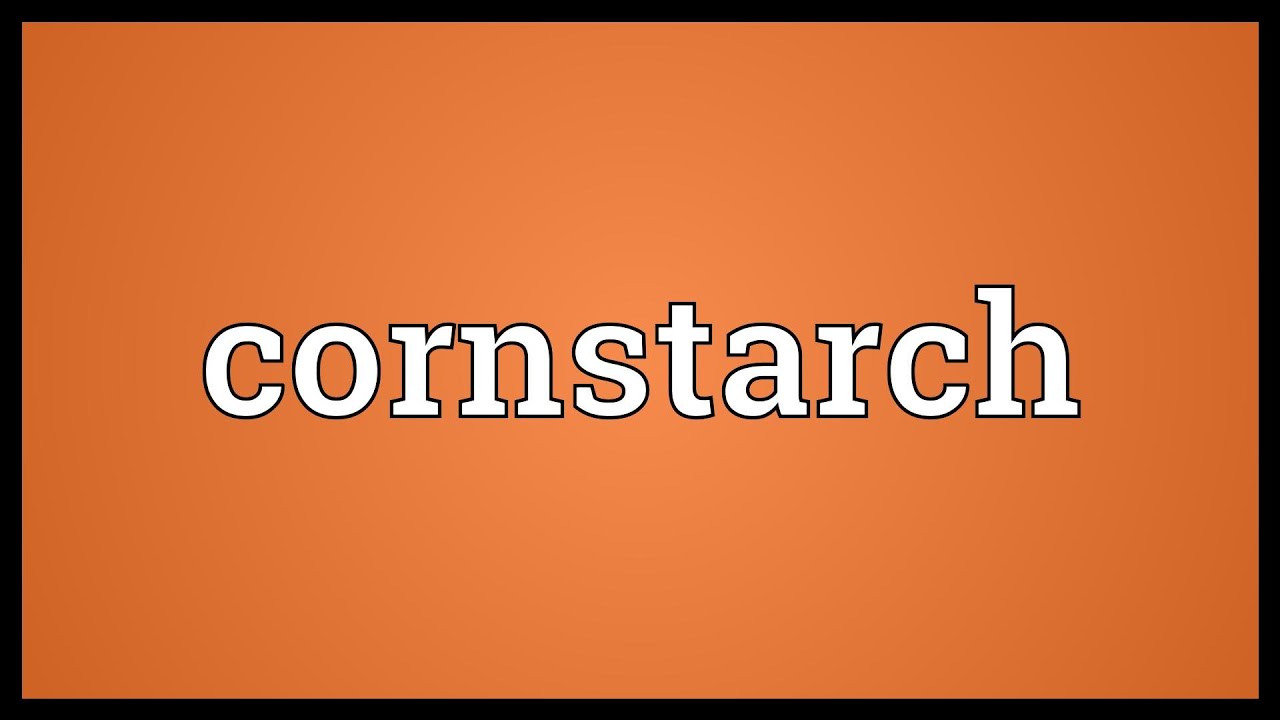 cornstarch meaning in urdu