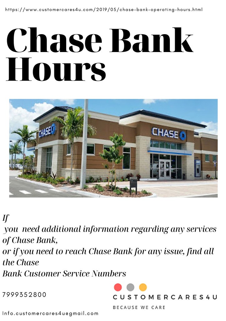 chase bank hours