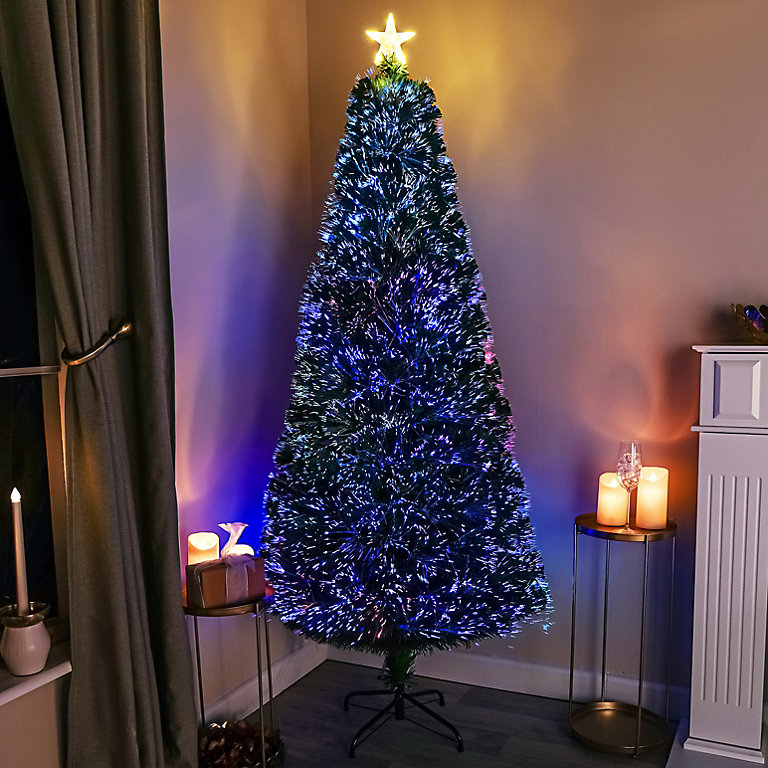 cheap fibre optic christmas tree