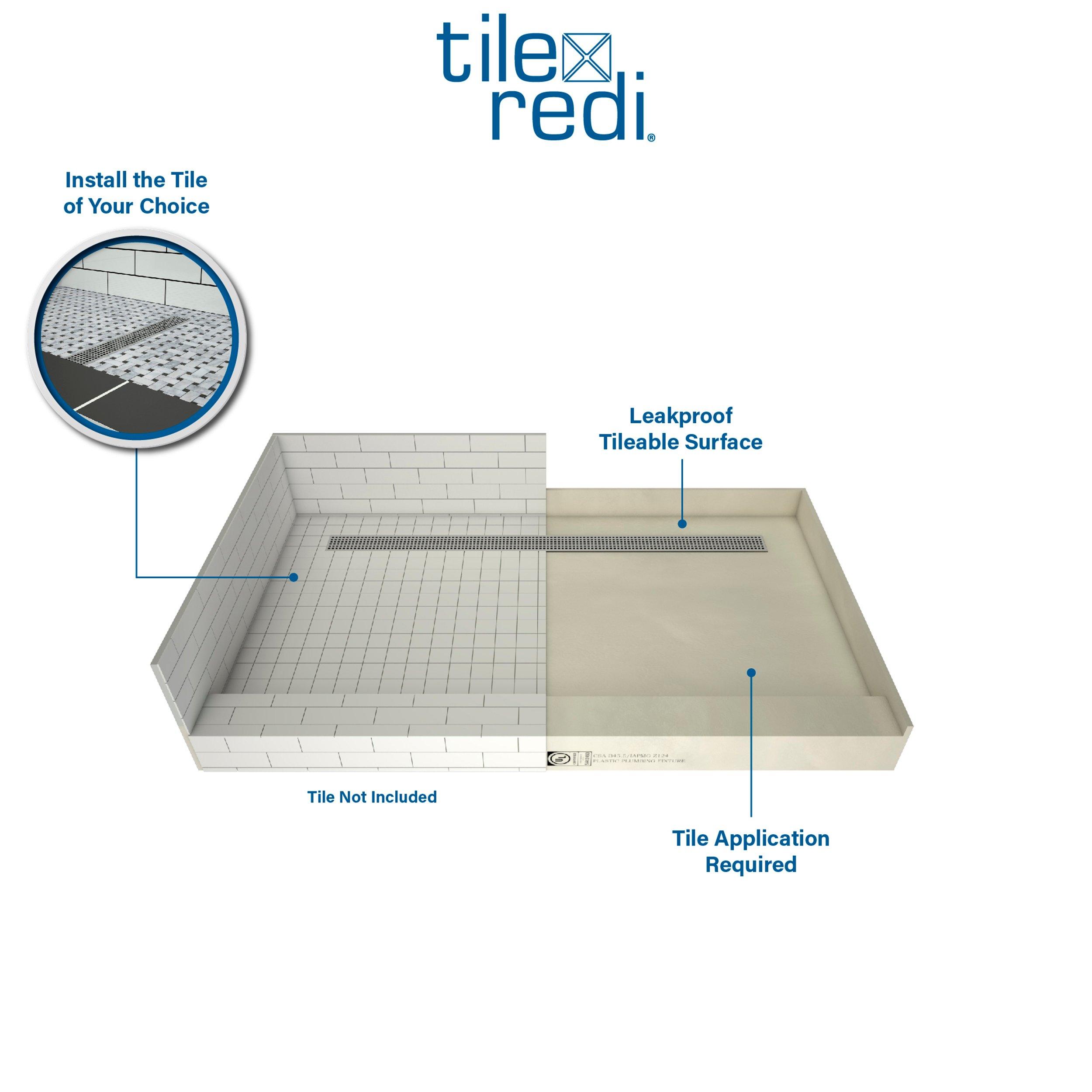 cheap tile ready shower pans