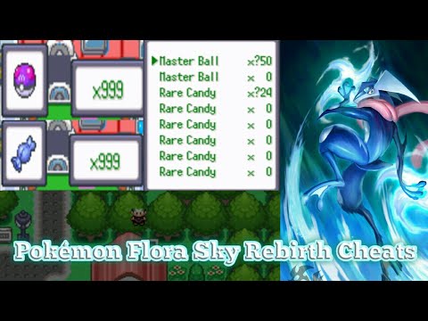 cheat code pokemon flora sky