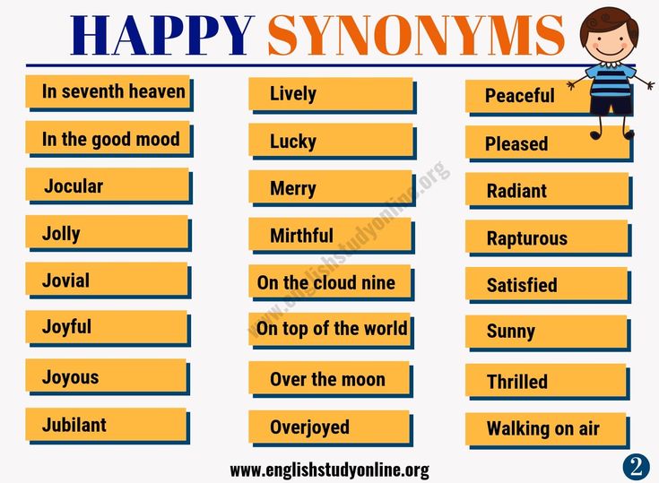 cheerful synonyms in english