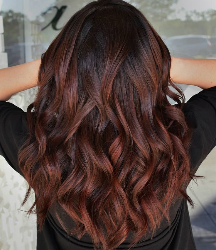 chestnut copper brown hair