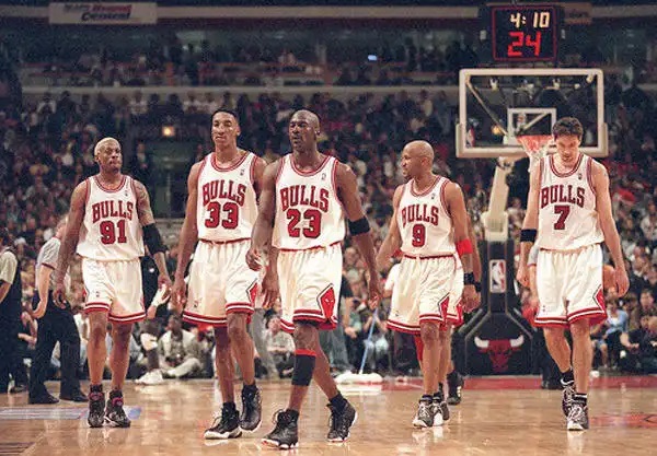 chicago bulls 96 roster