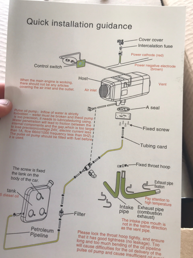 chinese diesel heater wiring diagram