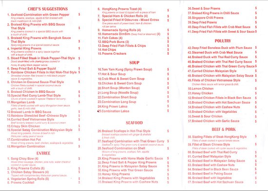 chinese inn bathurst menu