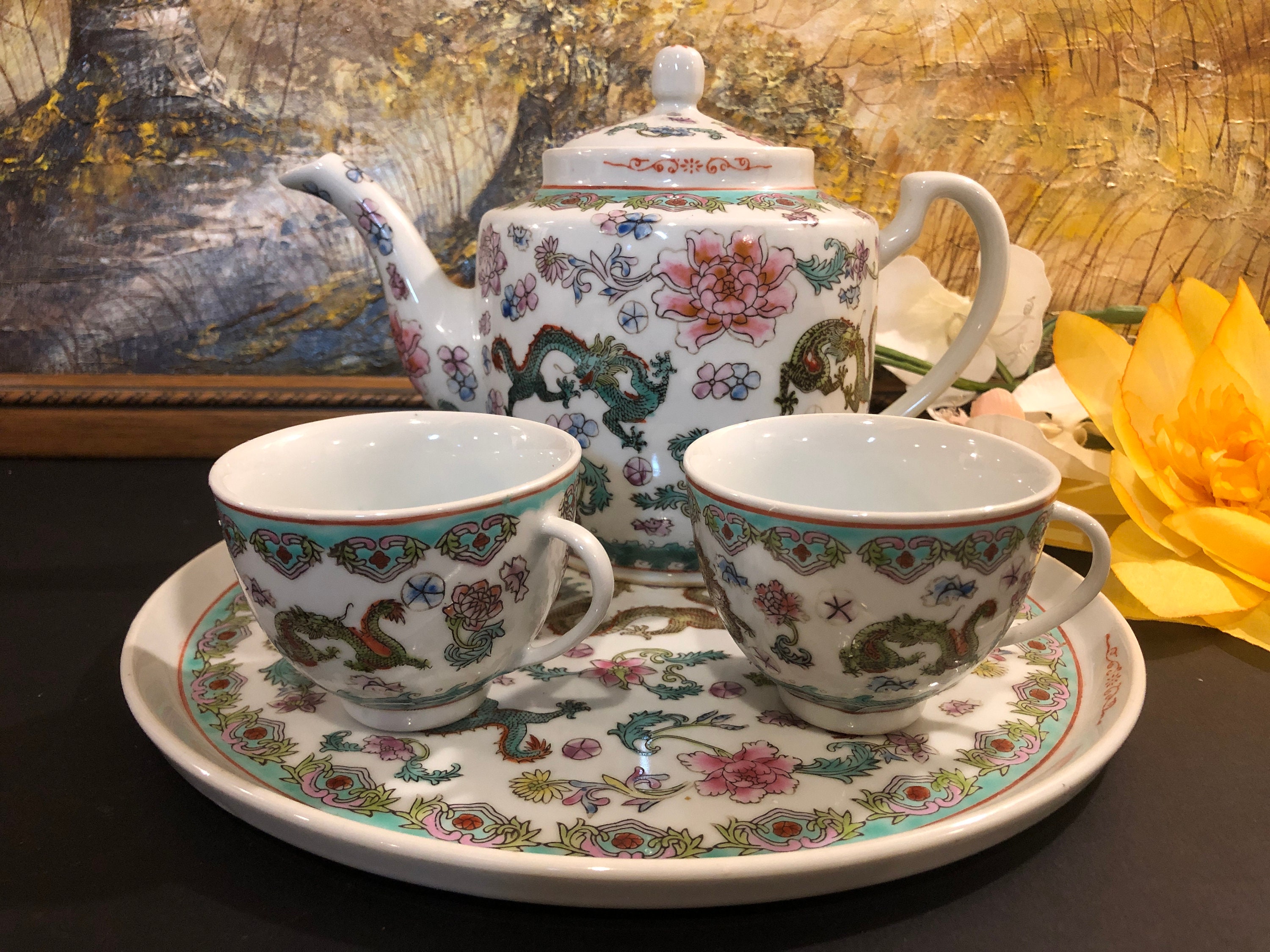 chinese porcelain tea set