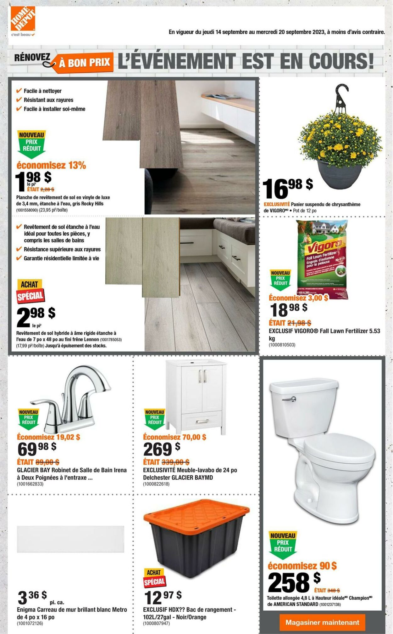 circulaire home depot