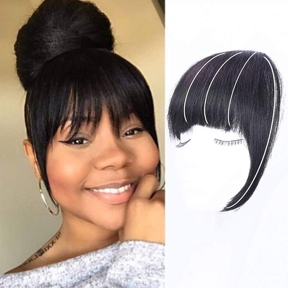 clip in fringe bangs human hair