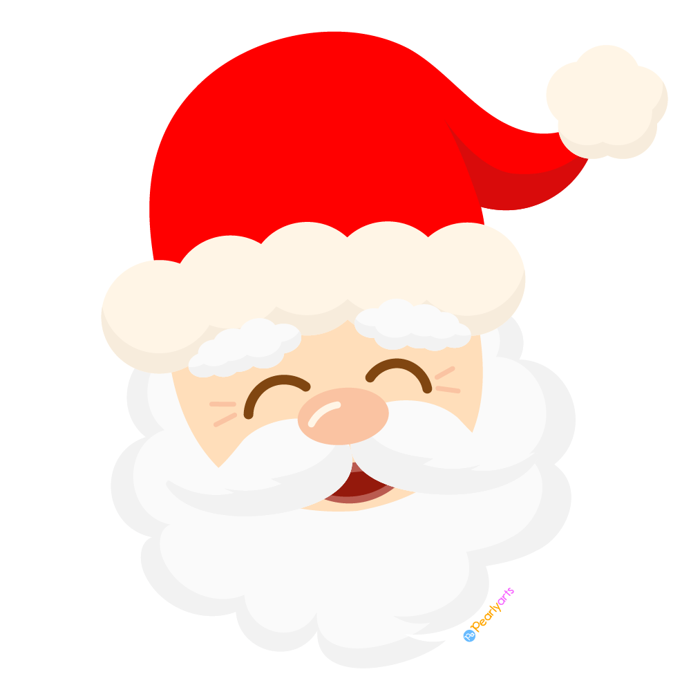 clipart santa claus face