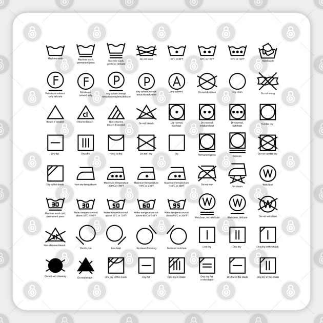 clothes washing symbols canada