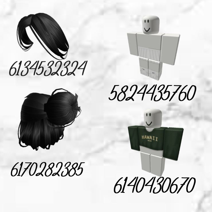 clothing codes for roblox