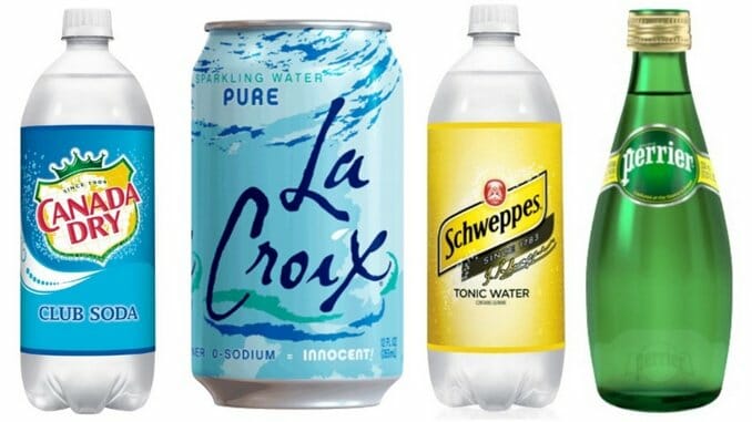 club soda vs seltzer vs tonic