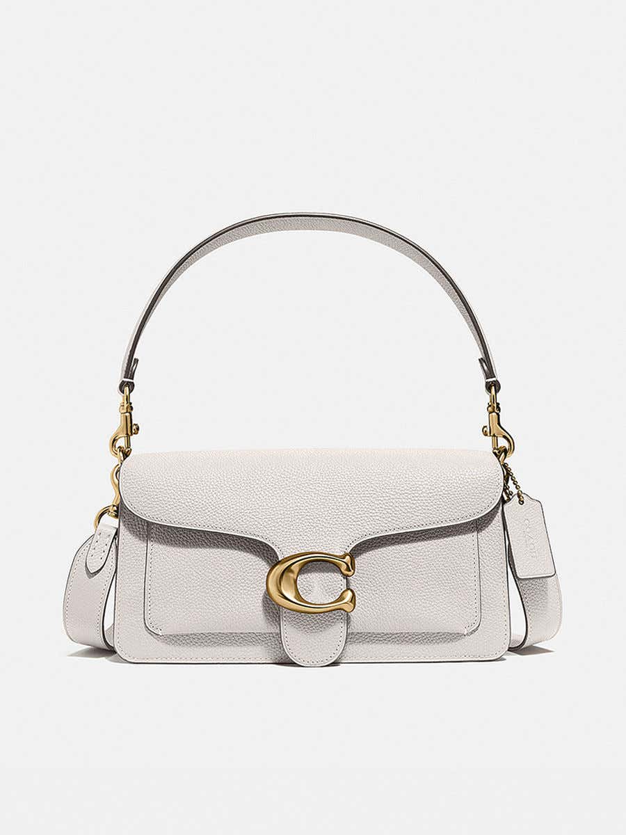 coach bag white