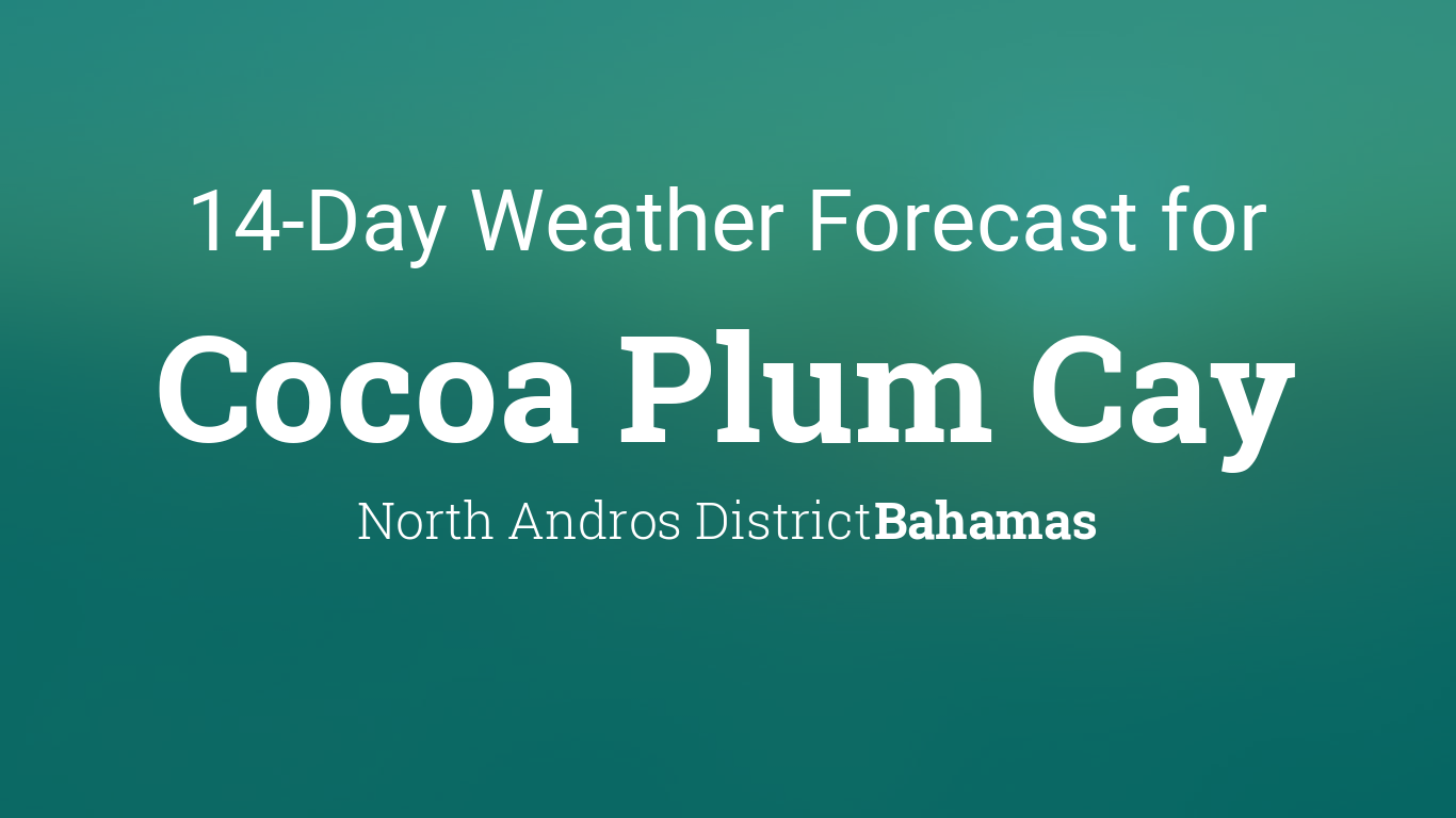 coco cay weather 14 days