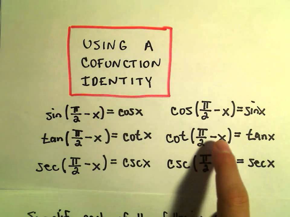 cofunction identities examples