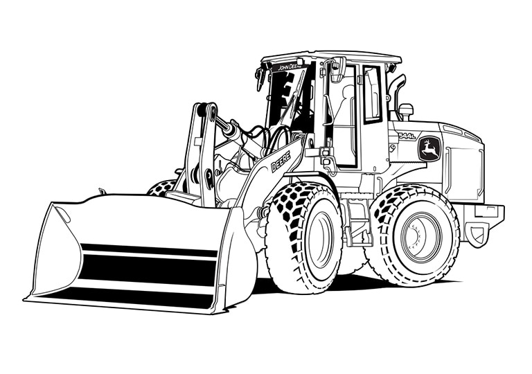 coloring pages of tractors