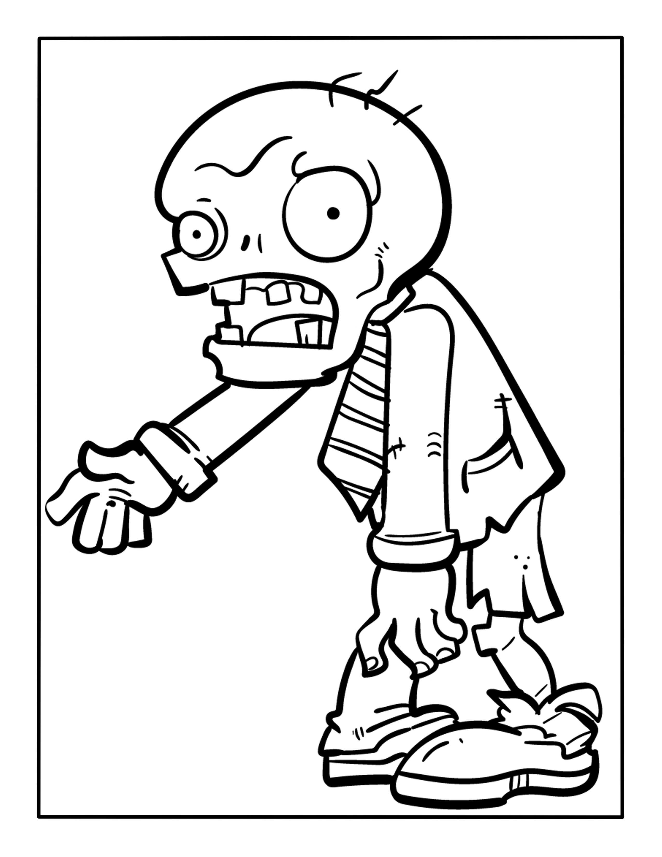 coloring pages of zombies