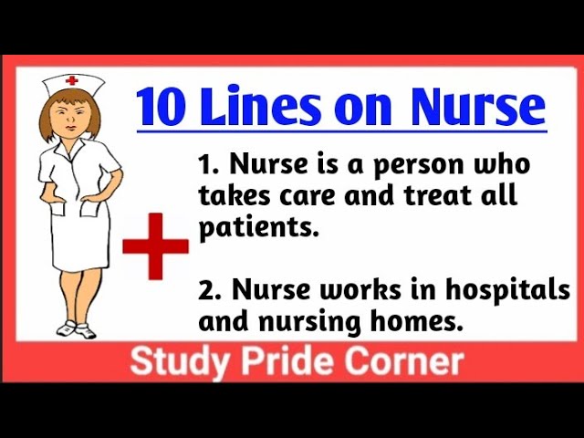 community helpers nurse few lines