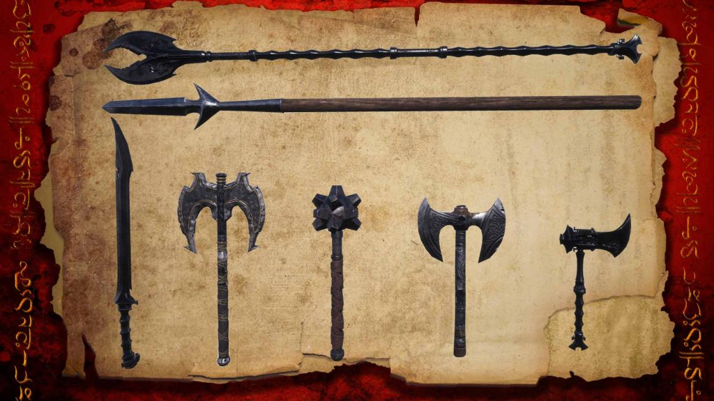 conan exiles weapons