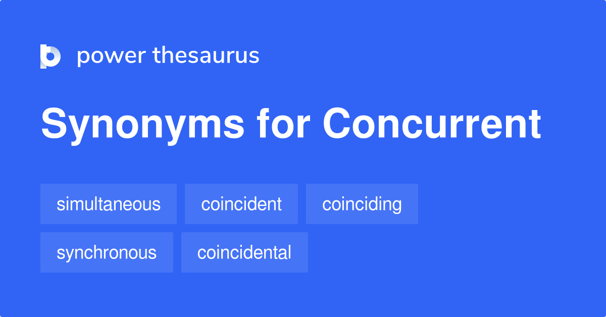 concurrent synonym