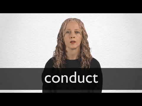 conduct synonyms in english