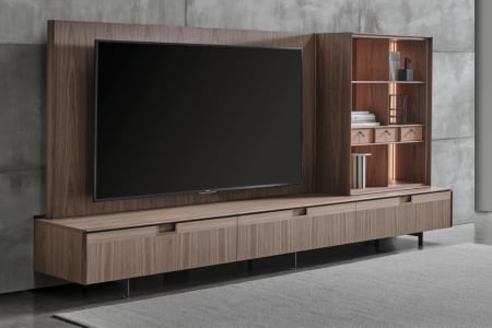 contemporary wall unit entertainment center