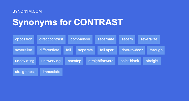 contrast antonym