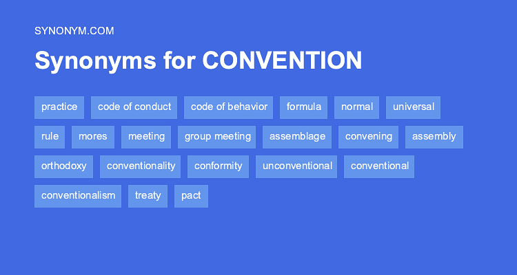 convention synonym