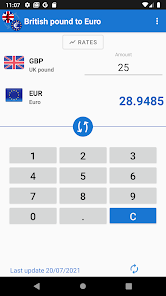 convert british pounds to euros calculator