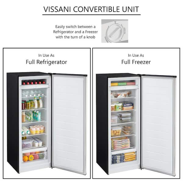 convertible upright freezer