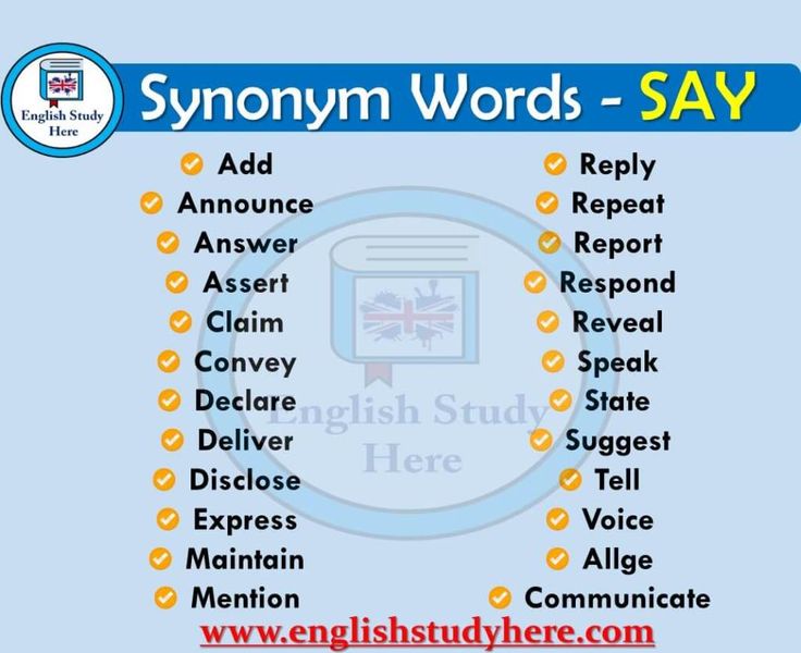 conveys synonyms