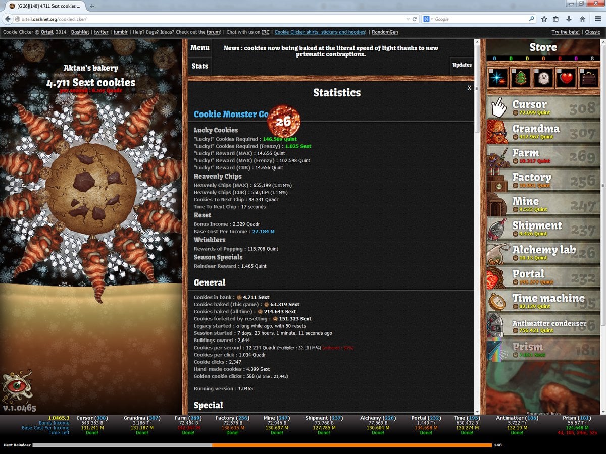 cookie monster cookie clicker