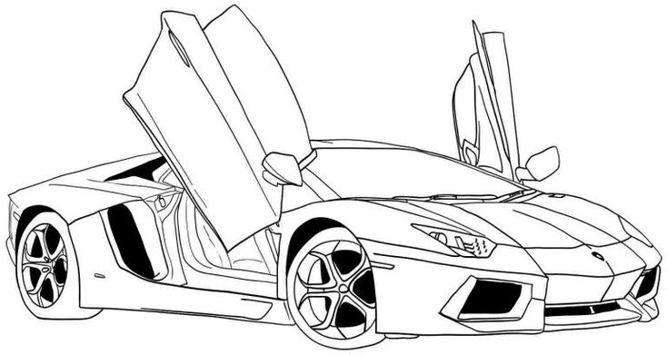 cool cars coloring pages