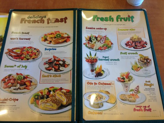 coras breakfast menu with prices