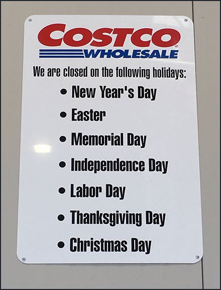 costco seasonal hours