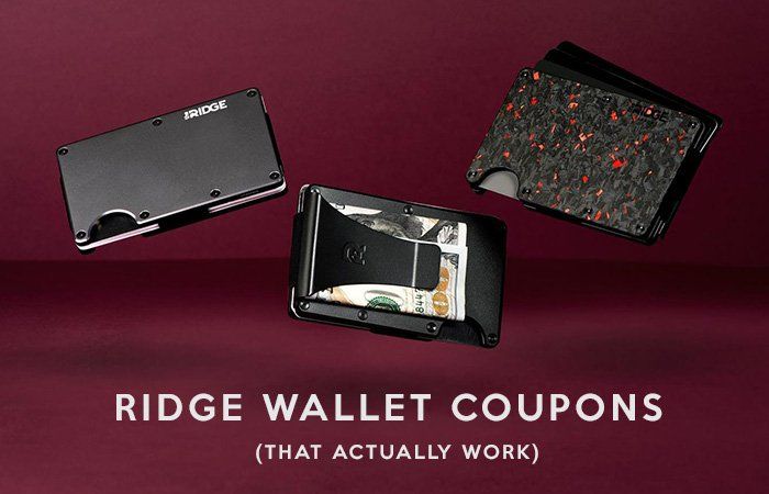 coupons for ridge wallet