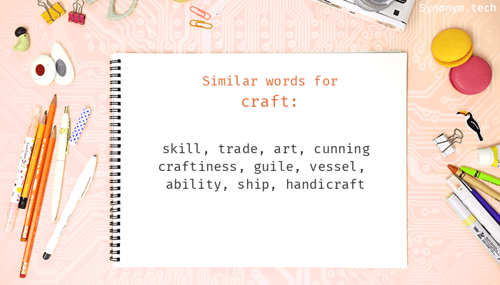 crafting synonym