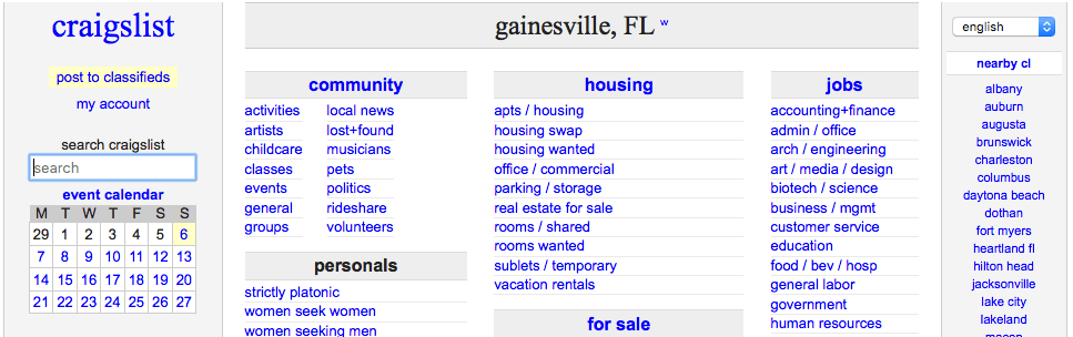 craigslist gainesville fl