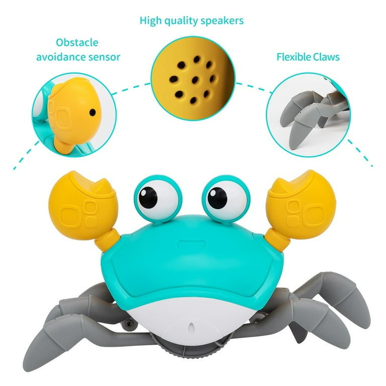 crawling crab baby toy