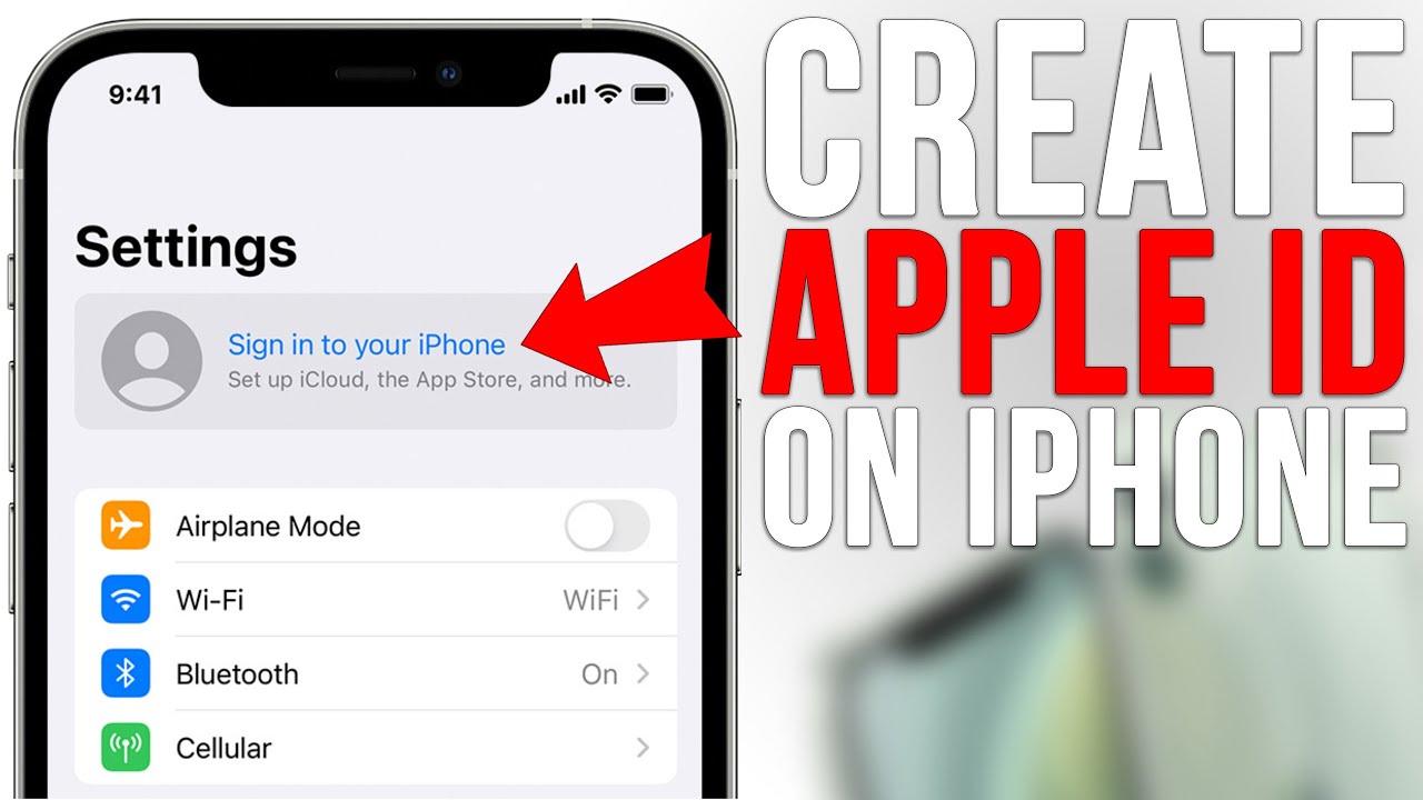 create apple id account