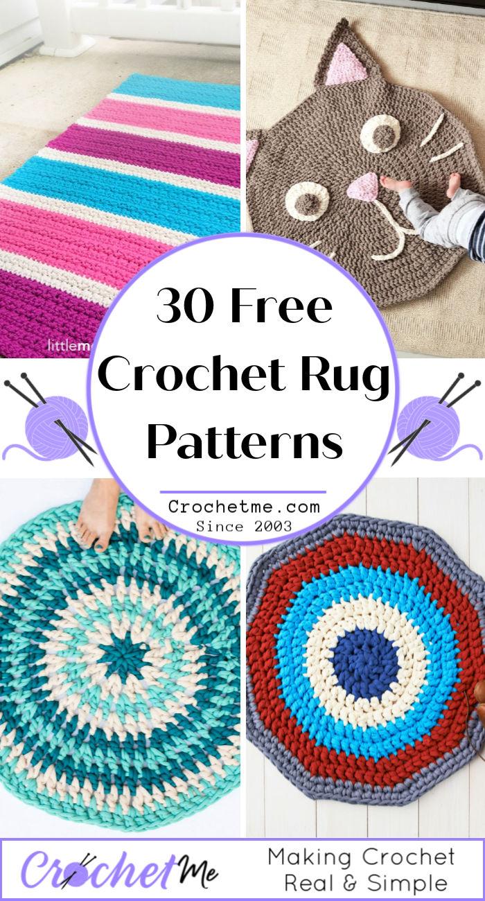 crochet floor mat pattern