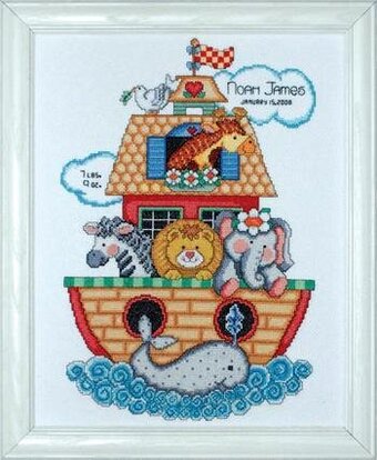 cross stitch noahs ark