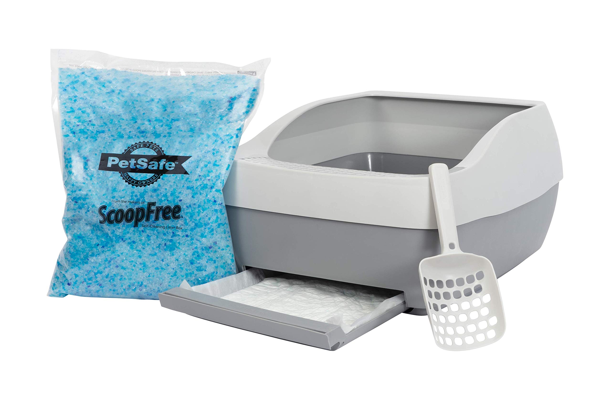 crystal litter box