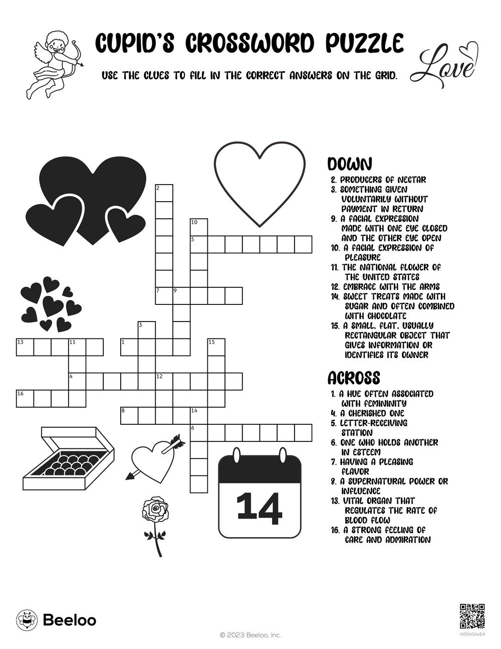 cupid crossword